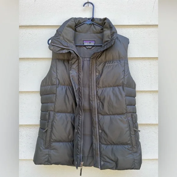 Patagonia Down Vest, Women’s Size Medium, Gray - Picture 2 of 8